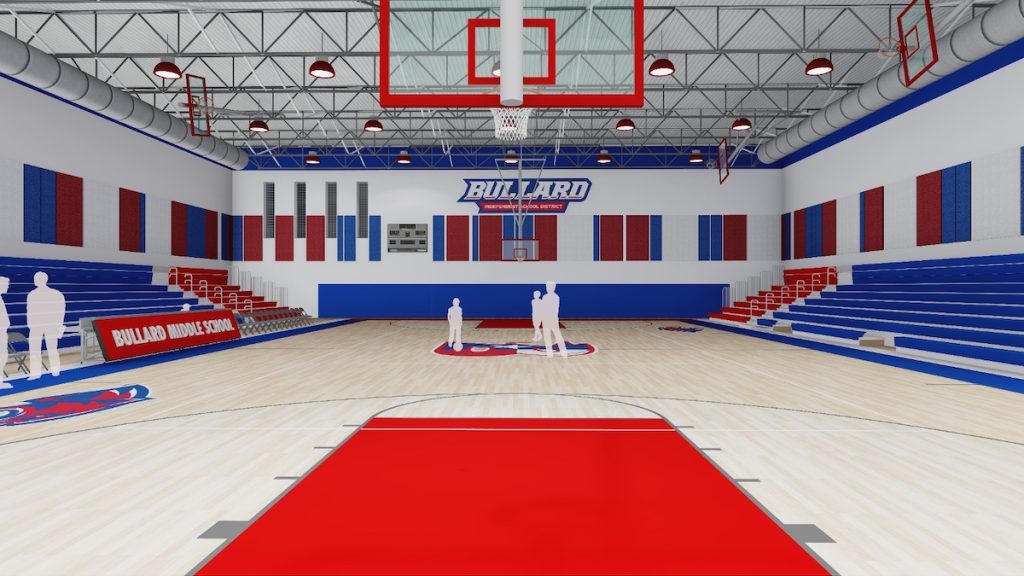 Proposed new Bullard Middle School gymnasium