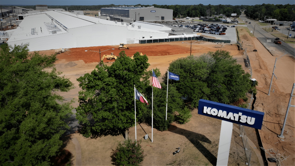 Komatsu Expands Its Longview, Texas Facility