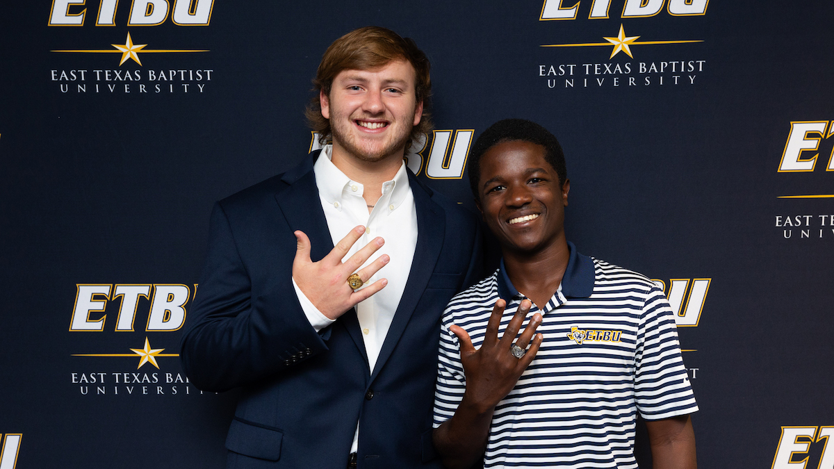 ETBU Holds Ring Blessing