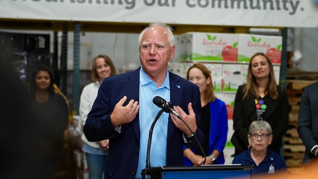 Kamala Harris Picks Minnesota Gov. Tim Walz as Running Mate