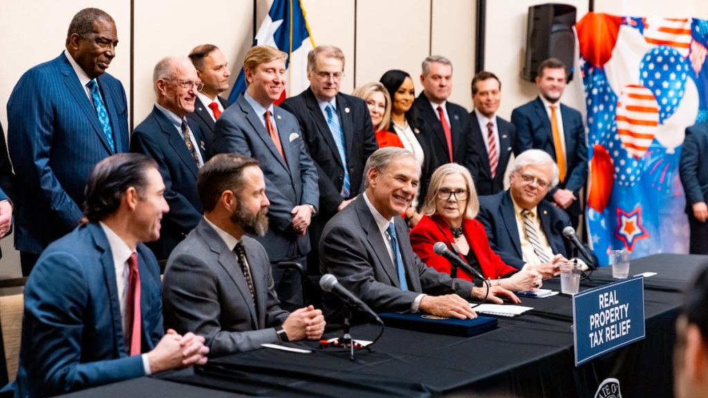Governor Abbott signs Property Tax Relief Laws in Denton