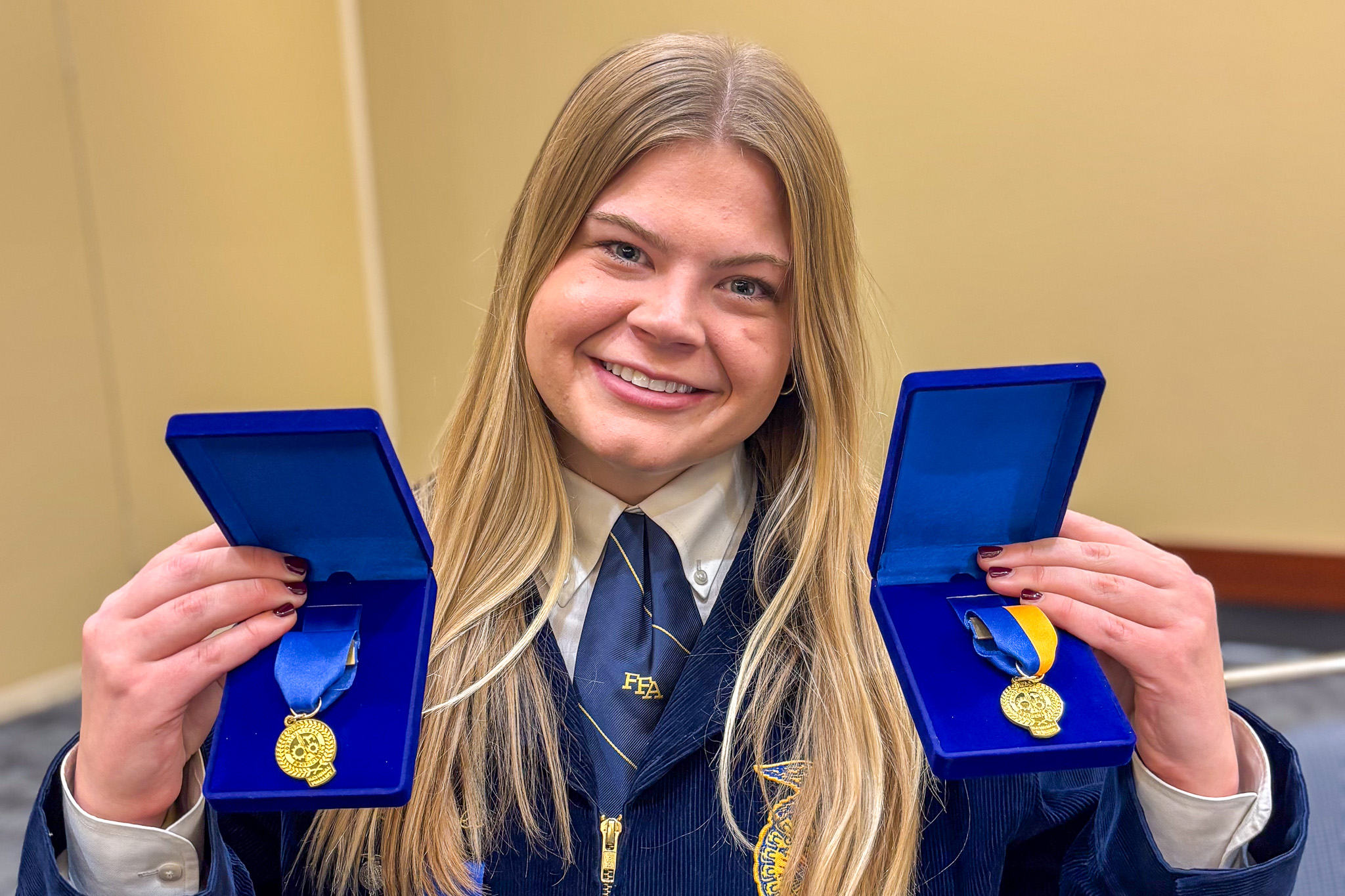 Longview FFA student named national champion, honors brother’s legacy through service project