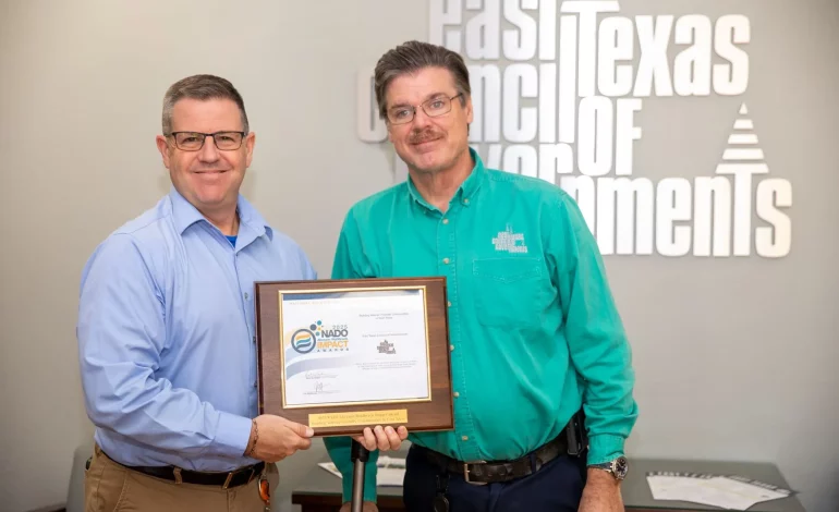 ETCOG Honored with 2025 Impact Award from the National Association of Development Organizations