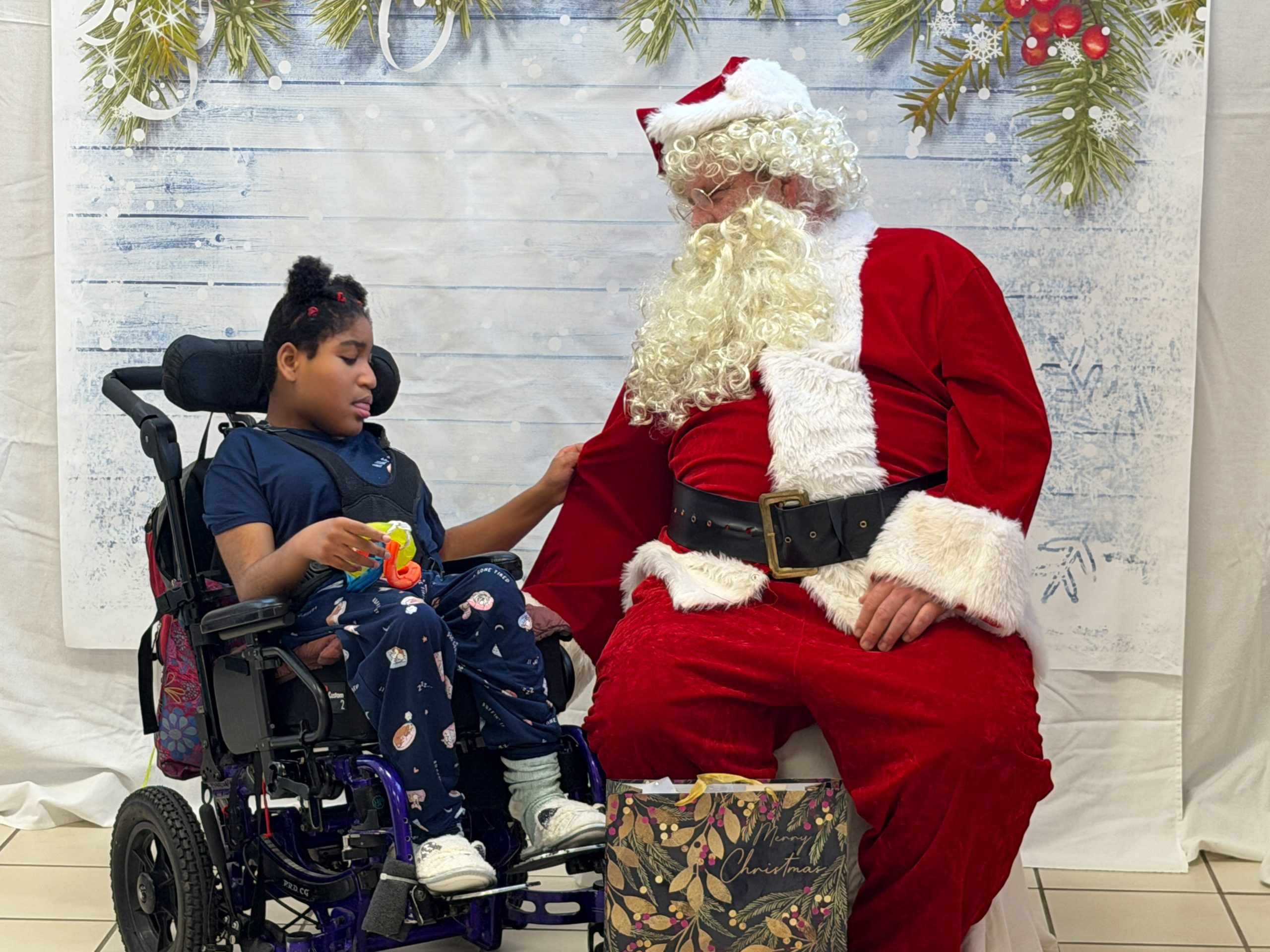 Santa Express Brings Holiday Joy to Boshears Center Students