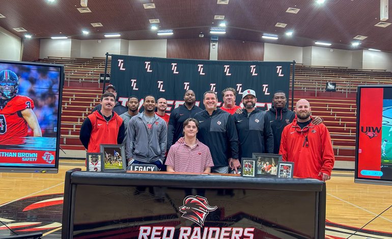 Tyler Legacy Celebrates Signing Day for Senior Ethan Brown