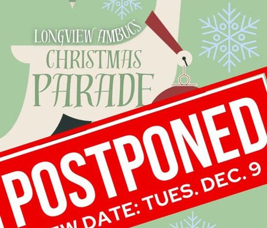 Christmas Parade Postponed