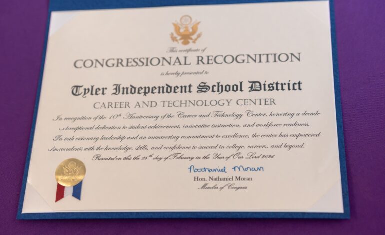 Tyler ISD CTC Marks 10 Years of Impact and Innovation
