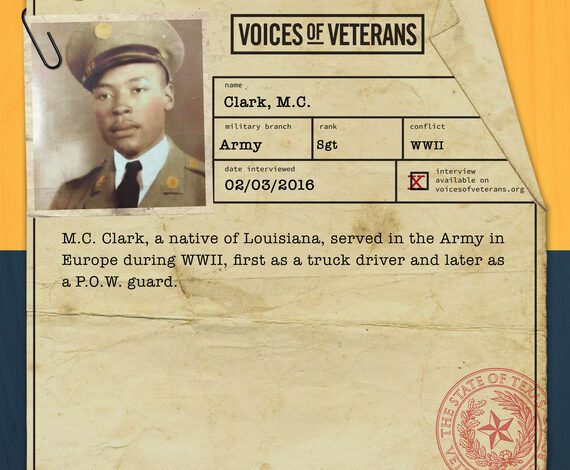 Voices of Veterans: Sergeant M.C. Clark Shares His Story of Service in the United States Army During WWII