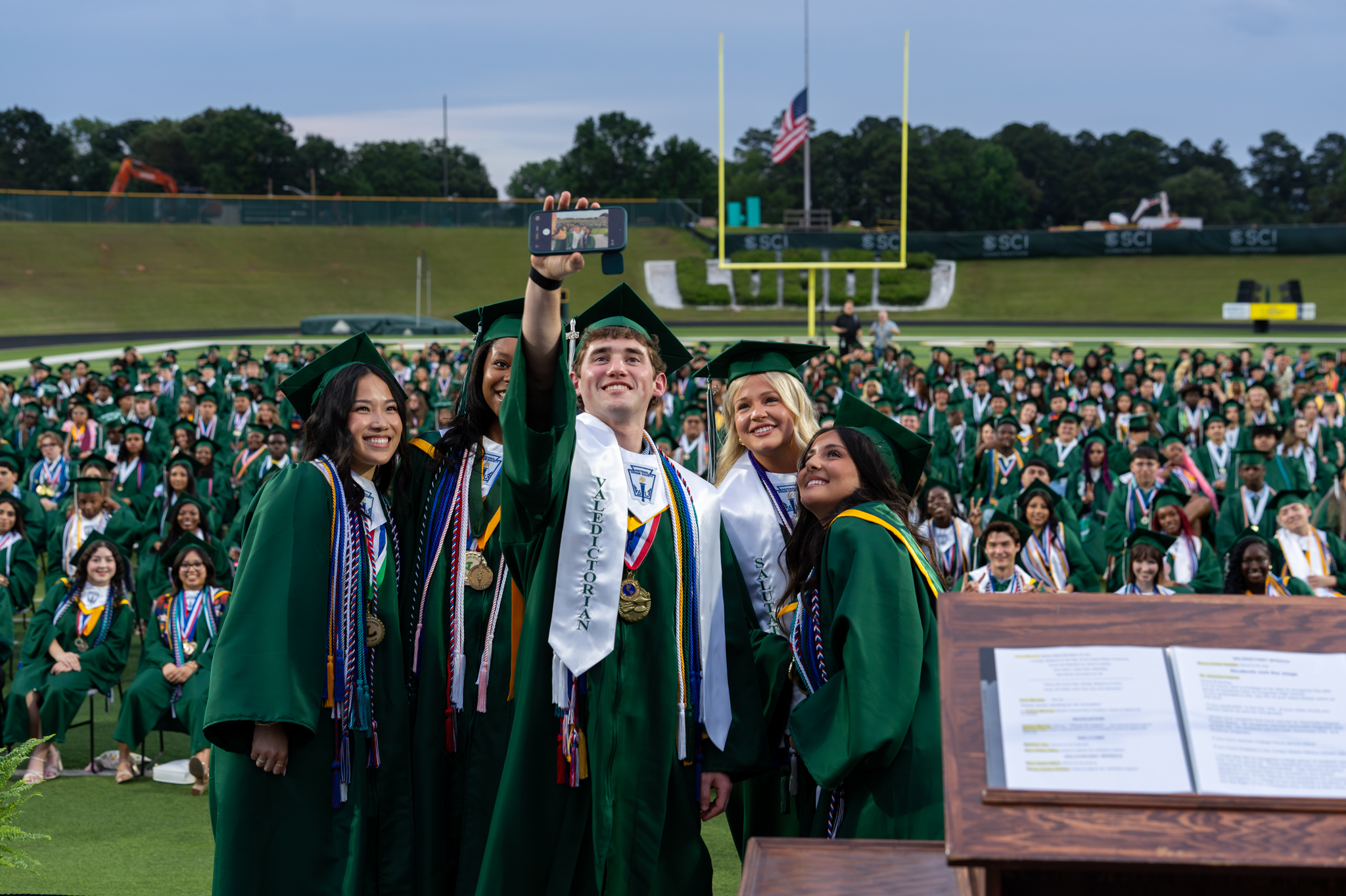 Longview High School celebrates 541 graduates in packed Lobo Stadium ceremony