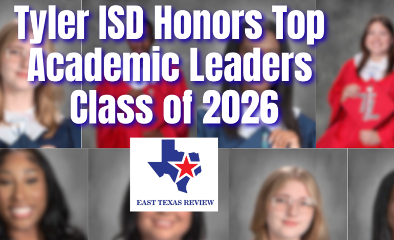 Tyler ISD Honors Top Academic Leaders of the Class of 2026